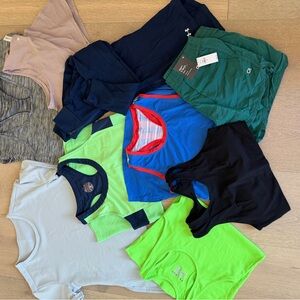 lululemon athletica bra + Tees - Multi-Color Pack